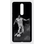 Coque pour smartphone - fc psg cavani - compatible avec nokia 8 sirocco - plastique - bord noir