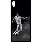 Coque pour smartphone - fc psg cavani - compatible avec sony xperia z2 - plastique - bord noir
