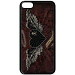 Coque pour smartphone - gothique dark angel tetes de mort - compatible avec apple ipod touch 6 - plastique ...