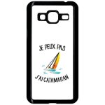 Coque pour smartphone - je peux pas j ai catamaran bateau fond blanc - compatible avec samsung galaxy ...