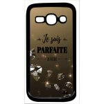 Coque pour smartphone - je suis parfaite ou presque fond diamant - compatible avec samsung galaxy ace ...