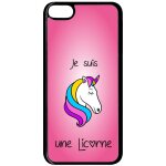 Coque pour smartphone - je suis une licorne fond rose - compatible avec apple ipod touch 6 - plastique ...