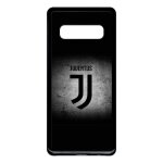 Coque pour smartphone - juventus foot logo fond noir - compatible avec samsung galaxy s10 + - plastique ...