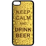Coque pour smartphone - keep calm biere bulle - compatible avec apple ipod touch 6 - plastique - bord ...