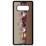 Coque pour smartphone - kirby h�ros - compatible avec samsung galaxy note 8. 0 - plastique - bord noir ...