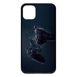 Coque pour smartphone - manette 3d xbox game - compatible avec apple iphone 11 - plastique - bord noir ...