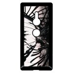 Coque pour smartphone - manga gothic world - compatible avec sony xperia xz2 - plastique - bord noir