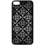 Coque pour smartphone - mosaique baroque - compatible avec apple ipod touch 6 - plastique - bord noir ...