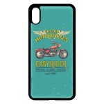 Coque pour smartphone - moto rtro easy rider - compatible avec apple iphone xs max - plastique - bord ...