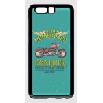 Coque pour smartphone - moto rtro easy rider - compatible avec honor 9 - plastique - bord noir