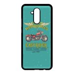 Coque pour smartphone - moto rtro easy rider - compatible avec huawei mate 20 lite - plastique - bord ...
