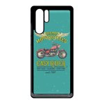Coque pour smartphone - moto rtro easy rider - compatible avec huawei p30 pro - plastique - bord noir ...