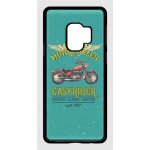 Coque pour smartphone - moto rtro easy rider - compatible avec samsung galaxy s9 - plastique - bord noir ...