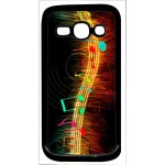 Coque pour smartphone - musique note multicolor - compatible avec samsung galaxy ace 3 - plastique - ...