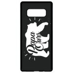 Coque pour smartphone - papa ours fond noir - compatible avec samsung galaxy note 8. 0 - plastique - ...