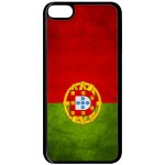Coque pour smartphone - portugal - compatible avec apple ipod touch 6 - plastique - bord noir