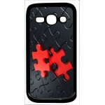 Coque pour smartphone - puzzle one piece red - compatible avec samsung galaxy ace 3 - plastique - bord ...