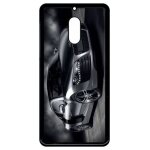 Coque pour smartphone - r8 - compatible avec nokia 6 (2018) - plastique - bord noir