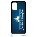 Coque pour smartphone - la realite est tropdure jme tire a disney fond bleu fonc - compatible avec samsung ...