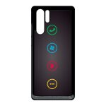 Coque pour smartphone - rebus i love windows and phone - compatible avec huawei p30 pro - plastique - ...