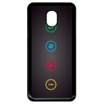 Coque pour smartphone - rebus i love windows and phone - compatible avec samsung galaxy j3 (2018) - plastique ...