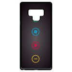 Coque pour smartphone - rebus i love windows and phone - compatible avec samsung galaxy note9 - plastique ...