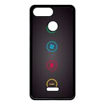 Coque pour smartphone - rebus i love windows and phone - compatible avec xiaomi redmi 6 - plastique - ...