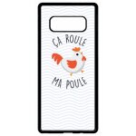 Coque pour smartphone - a roule ma poule - compatible avec samsung galaxy note 8. 0 - plastique - bord ...