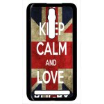 Coque pour smartphone - rugby england - compatible avec asus zenfone 2 ze551ml - plastique - bord noir ...