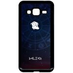Coque pour smartphone - signe astrologique belier - compatible avec samsung galaxy j3 - plastique - bord ...