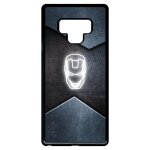 Coque pour smartphone - superhero iron the man - compatible avec samsung galaxy note9 - plastique - bord ...
