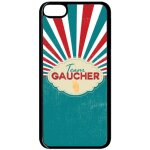 Coque pour smartphone - team gauchers - compatible avec apple ipod touch 6 - plastique - bord noir