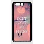 Coque pour smartphone - dont touch my phone fond rose poudree - compatible avec honor 9 - plastique - ...