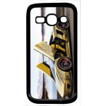 Coque pour smartphone - tuning voiture jaune - compatible avec samsung galaxy ace 3 - plastique - bord ...