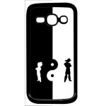 Coque pour smartphone - ying yang manga dbz - compatible avec samsung galaxy ace 3 - plastique - bord ...