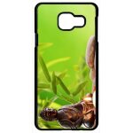 Coque pour smartphone - zen attitude bouddha bougie - compatible avec samsung galaxy a9 (2016) - plastique ...