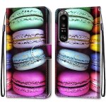 Coque pour sony xperia 1 iii, etui en cuir pu portefeuille housse coque avec 360 degres silicone antichoc ...