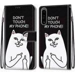 Coque pour sony xperia 1 iv, etui en cuir pu portefeuille housse coque avec 360 degres silicone antichoc ...