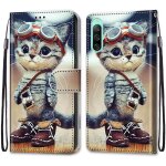 Coque pour sony xperia 10 iv, etui en cuir pu portefeuille housse coque avec 360 degres silicone antichoc ...