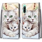 Coque pour sony xperia 10 iv, etui en cuir pu portefeuille housse coque avec 360 degres silicone antichoc ...