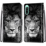 Coque pour sony xperia 10 iv, etui en cuir pu portefeuille housse coque avec 360 degres silicone antichoc ...