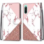 Coque pour sony xperia 10 iv, etui en cuir pu portefeuille housse coque avec 360 degres silicone antichoc ...
