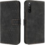 Coque pour sony xperia 10 iv, tui housse protection en cuir pu [pochette de portefeuille] [magntique], ...