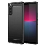 Coque pour sony xperia 10 v - etui housse protection antichoc carbone tpu silicone noir Coque pour sony xperia 10 v - etui housse protection antichoc carbone tpu silicone noir