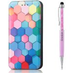 Coque pour sony xperia 20 / xperia 8, etui rabat protection housse premium en cuir pu, pochette fermeture ...