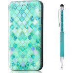 Coque pour sony xperia 5 ii, housse sony xperia 5 ii, etui rabat protection housse premium en cuir pu, ...