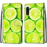 Coque pour sony xperia 5 iv, etui en cuir pu portefeuille housse coque avec 360 degres silicone antichoc ...