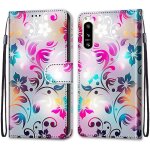 Coque pour sony xperia 5 iv, etui en cuir pu portefeuille housse coque avec 360 degres silicone antichoc ...