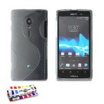 Coque sony xperia ion - le   s   gris silicone souple (tpu)