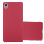 Coque pour sony xperia x en frosty rouge hard case housse de protection etui � l'aspect givr� contre ...